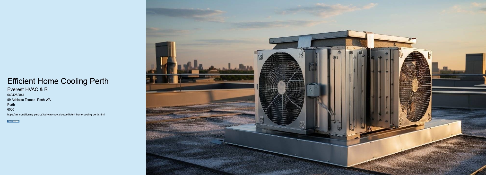 Efficient Home Cooling Perth